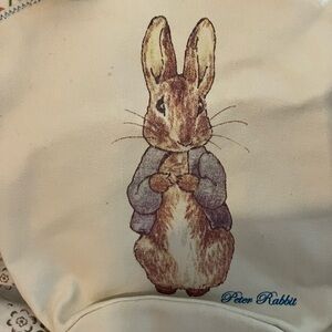 Peter Rabbit Tote Bag - Cream and Brown